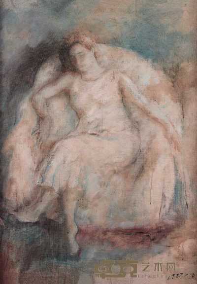 孙建平 1987年作 休憩 166×125cm
